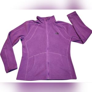 The North Face - Women's Full Zip Fleece - Size Large - Purple